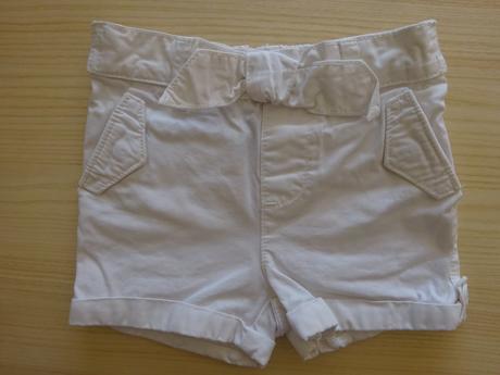 Šortky bílé, vel. 86, gap,86