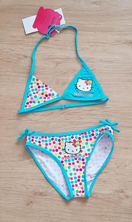 Dvoudílné plavky hello kitty, 116 / 128