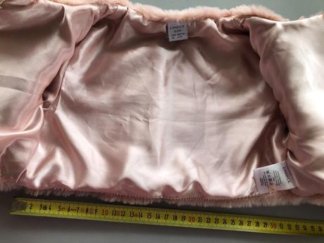 Růžový kabátek,bolerko lindex 110-116,4-6let kožeš, lindex,116