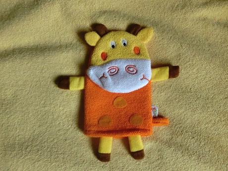 Žínka dětská žirafa s maňáskem xkko,