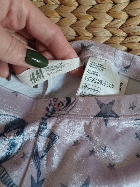 Sametové legíny h&m, 128