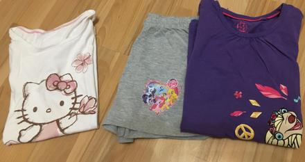 Krátké letní pyžamo 110/116-mlp,kitty,doba ledová, 110