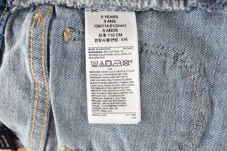 Kraťasy vel. 5 let, gap,110