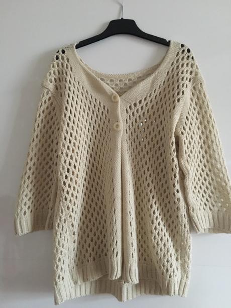 Dírkovaný svetr vel. xl, xl