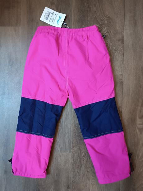 Nové dívčí zimní šusťákové kalhoty kugo,vel.98/104, kugo,98