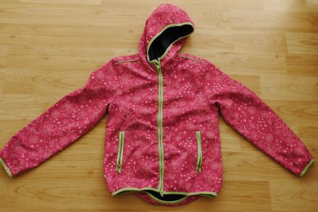 Softshell bunda ruzova 134/140, kids,134