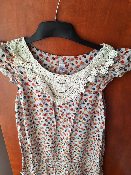 Šaty s krajkou dívčí letní šaty vel. 152, zara,152