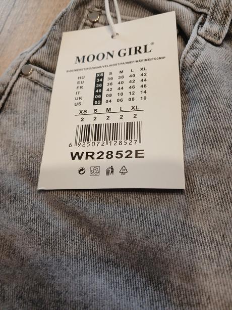 Baggy daddy jeans moon girl vel. xs, xs