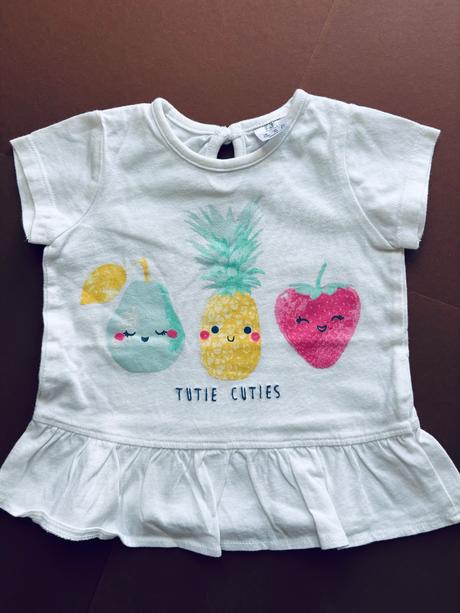 Tunika bílá - v.6/9 měs., f&f,74