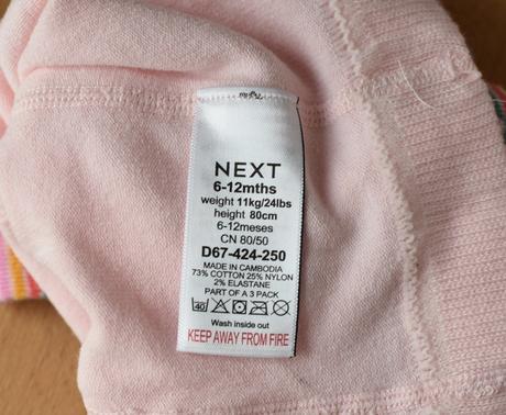 Punčocháče vel. 6 - 12 m, next,74