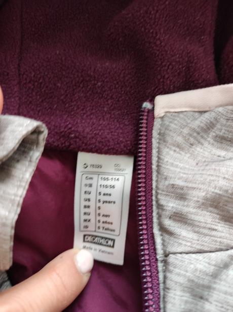 Zimní vesta vel. 104-116, quechua,104