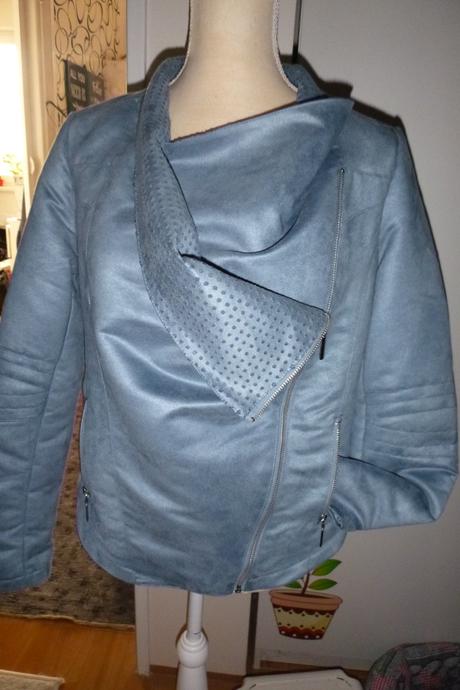 Šedo-modrý semišový křivák - vel.-m-l, m