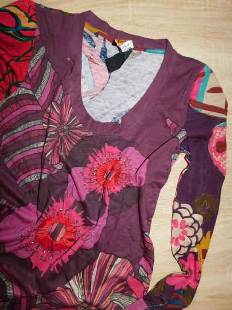 Dámské triko dl. rukáv, desigual,l