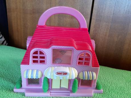 Domeček malý hello kitty růžový otvírací, 