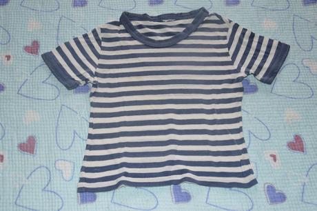 92, námořnické tričko, pruhované, letní, 92