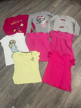 8x tričko, 140–152