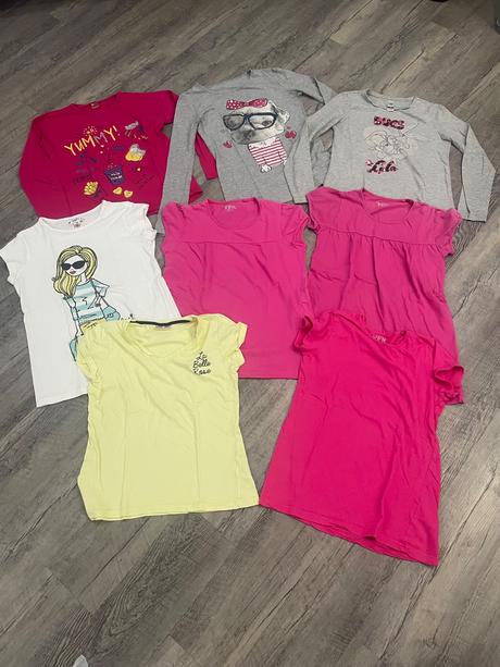 8x tričko, 140–152