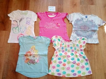 4 x tričko krátký rukáv, vel 110/116, disney,110