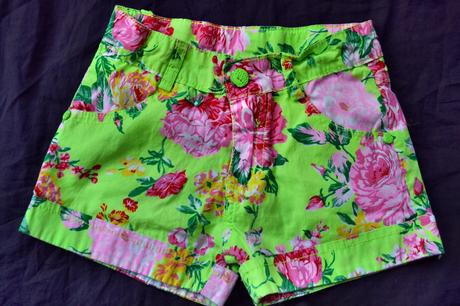 Dívčí plátěné kraťasy kugo,3-5 let, kugo,104 / 110