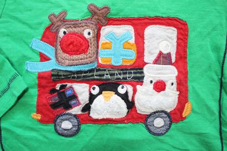 Au4. tričko s autobusem a zvířátky 9-12 měs., next,80