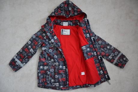 Pogumovaná bunda do deště s autíčky, topolino,122