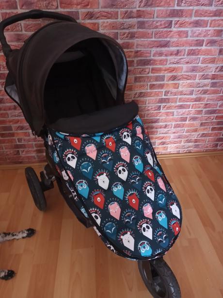 Nánožník na kočárek hlavy zvířatek, 