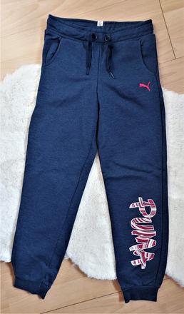 Dívčí tepláky puma top stav vel.128, puma,140
