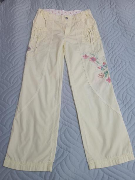 Dívčí letní kalhoty zn. marks & spencer, marks & spencer,140