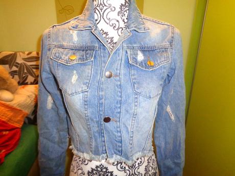 Moderní měkoučká riflová bunda, s