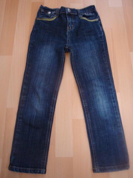 Džíny/rifle pro holčičky - vel. 5-6 let, 122