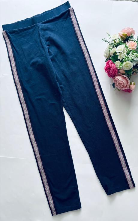 Legíny modré - v.9/10 let, nutmeg,140