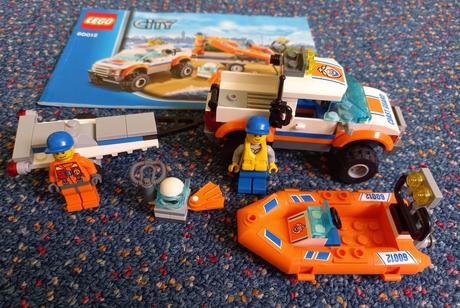 Lego city 60012 - džíp 4x4 a potápěčský člun.,