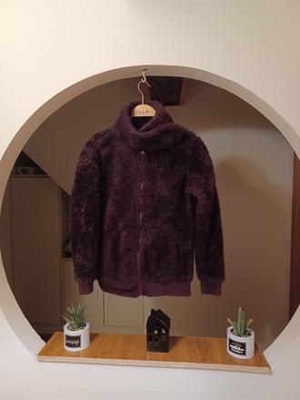 Teddy chlupatka bunda mikina 158/164, s/m, c&a,164