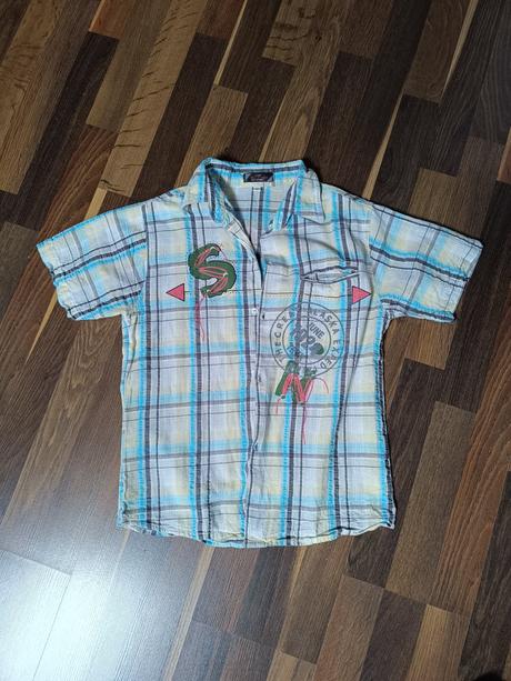 Letní košile s krátkým rukávem, 152