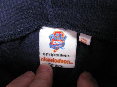 Tmavě modré bavlněné tepláky paw patrol, nickelodeon,122