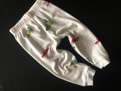 Vánoční flísové tepláky - pyžamo, 86