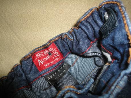 Krásné slim riflíky next, vel. 1,5-2 roky, next,92