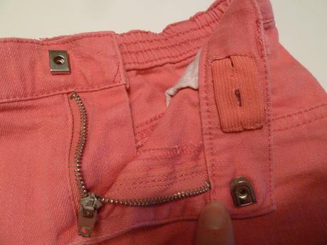 Riflová, džínová mini sukně, kik,140