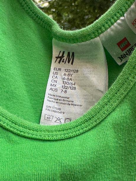 Tílko, h&m,128