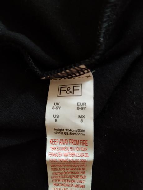 Černé šaty se srdíčky, f&f,122