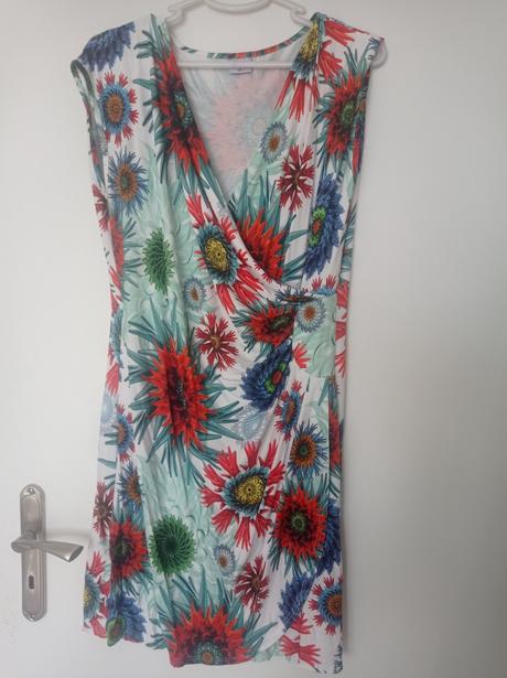 Barevné zavinovací šaty 38,40 m,l, 38