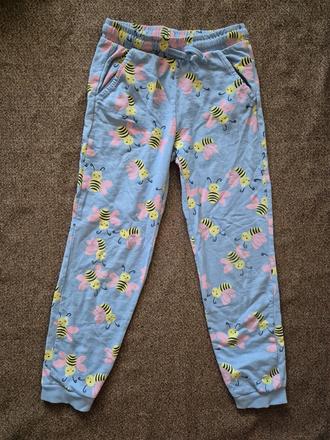 Dívčí tepláky s včelkami little kids vel. 134, 134