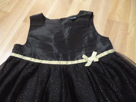 Tylové třpytivé šaty vel. 4 kiabi, 104