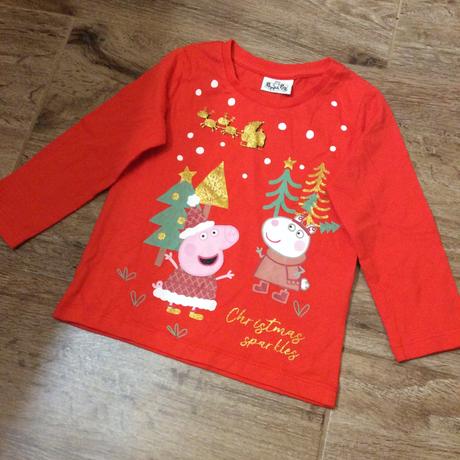 Vánoční tričko ,,peppa pig", 80