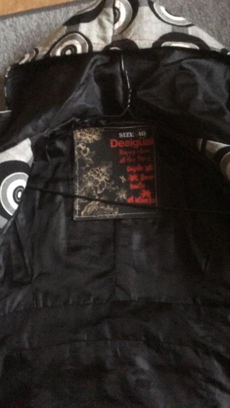 Krásný kabát desigual vel.l, desigual,l