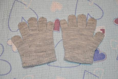 98 104 110 pletené prstové rukavičky, 104