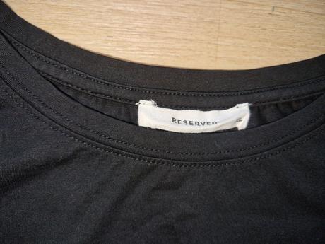 Tričko s kr.rukávem černé reserved, reserved,xl