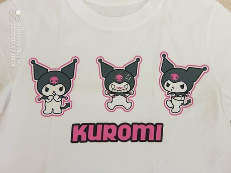 Crop top kuromi zn."sanrio" vel."134-140", sanrio,140