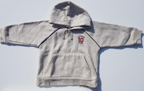 E143 chlapecká zateplená mikina s kapucí vel. 92, 92