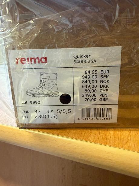 Dětské zimní boty s membránou reima quicker - 37, reima,37